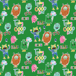 Little Monsters Quotes in Green