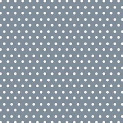 Winter Dot in White on Winter Blue