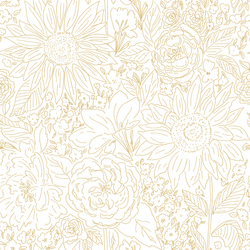 Paperie in Ornament Gold on White