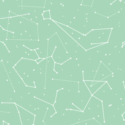 Star Charts in Seaglass