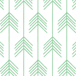 Vanes in Sprout on White