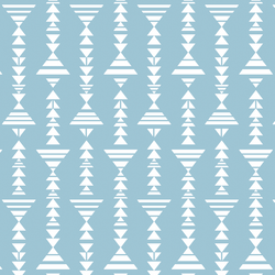 Little Tribal Stripe in Bluebell