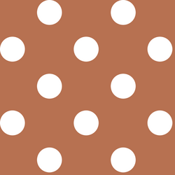 Jumbo Dot in Terracotta
