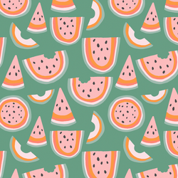 Little Rainbow Melon in Basil Green