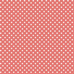 Tiny Dot in Living Coral