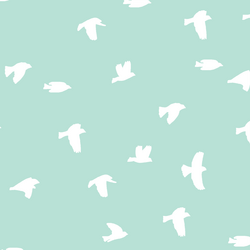 Flock Silhouette in Aloe
