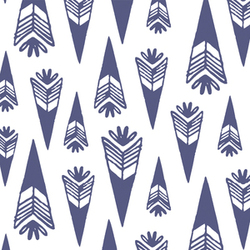 Arrowheads in Indigo