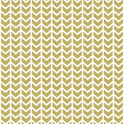 Broken Chevron in Brass
