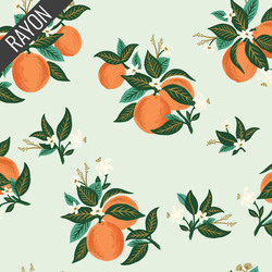 Citrus Blossom Rayon in Orange