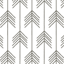 Vanes in Greige on White