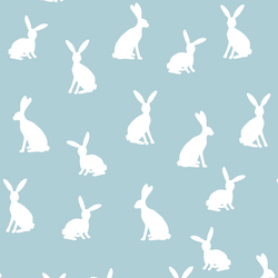 Cottontail Silhouette in Powder Blue