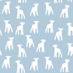 Lamb Silhouette in Sky