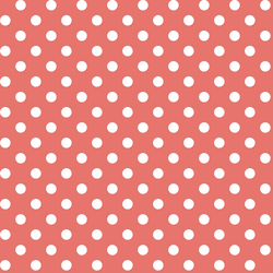 Candy Dot in Living Coral