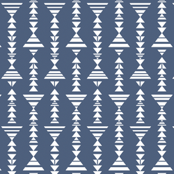 Little Tribal Stripe in Midnight