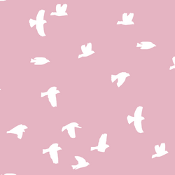 Flock Silhouette in Carnation