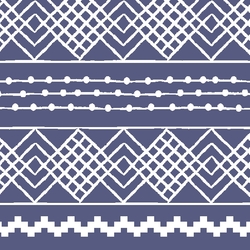 Etched Stripe in Indigo