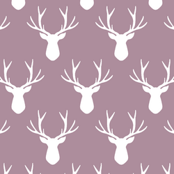 Stag Silhouette in Celestial