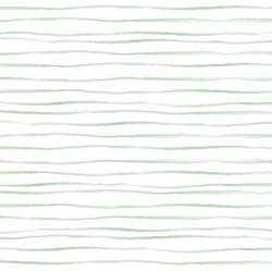Sussex Stripe in Mint on White