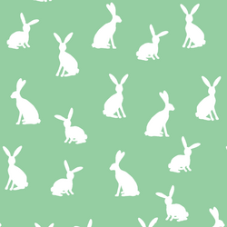 Cottontail Silhouette in Sprout