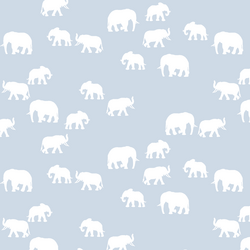Elephant Silhouette in Cirrus