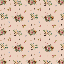 Small Fall Floral in Shell
