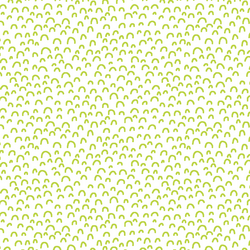 Doodle in Lime on White