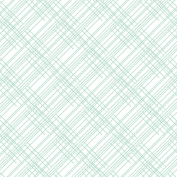 Thatched in Mint on White