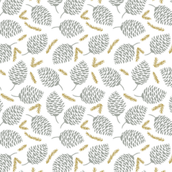 Pinecones in Gold
