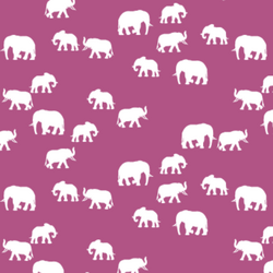 Elephant Silhouette in Azalea
