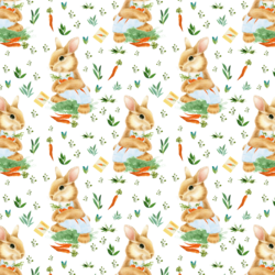 Little Bunny Boy in Spring