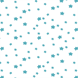 Star Light in Lagoon on White