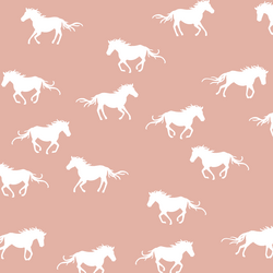 Horse Silhouette in Quartz