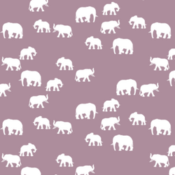 Elephant Silhouette in Celestial