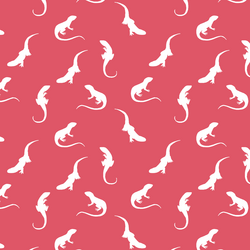 Iguana Silhouette in Passion