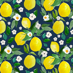Large Lemons in Navy