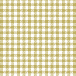 Small Buffalo Plaid in Brass