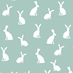 Cottontail Silhouette in Aspen