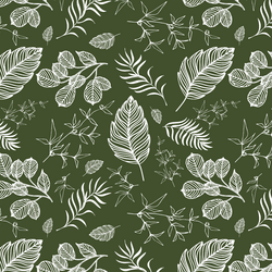Foliage in Olive Green