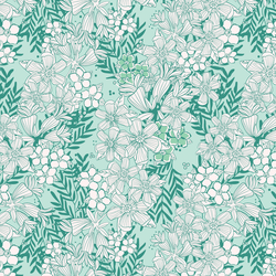 Faded Blooms in Mist
