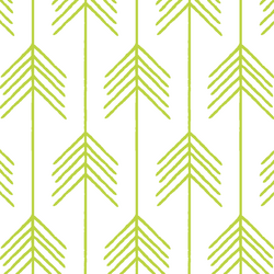 Vanes in Lime on White