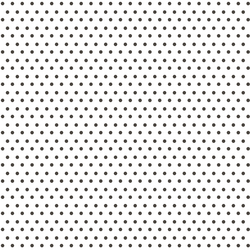 Winter Dot in Brown on White