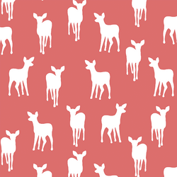 Fawn Silhouette in Poppy
