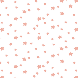 Star Light in Peony on White