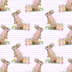 Little Striped Bunny Tales in Chrysanthemum