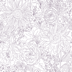 Paperie in Dark Plum on White