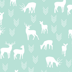 Deer Silhouette in Aloe