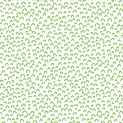 Doodle in Greenery on White