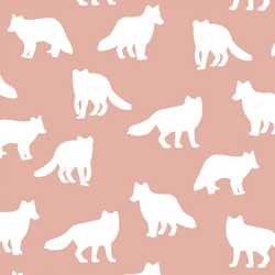 Fox Silhouette in Quartz