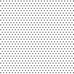 Winter Dot in Onyx on White