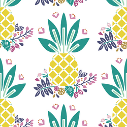 Pineapples in Rainforest